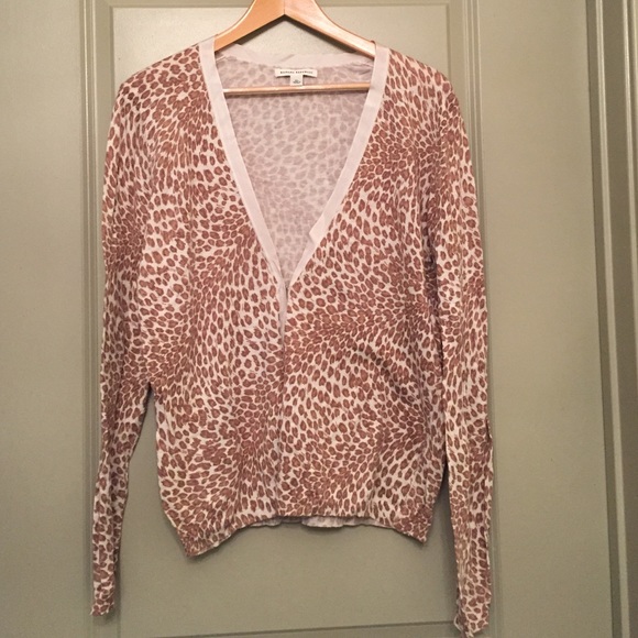 Animal print cardigan