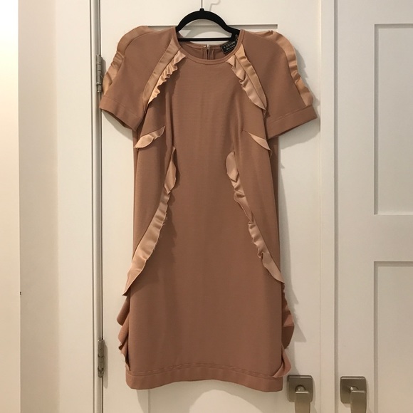 Lanvin pre-fall 2012 ruffle trim dress