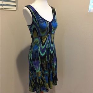 NWOT Peacock vibrant dress by Salaam