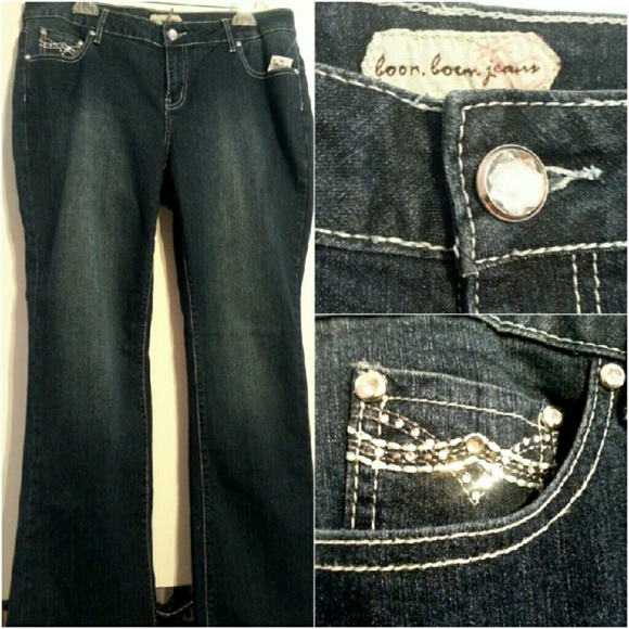 boom boom jeans plus size boom boom bling bootcut poshmark boom boom jeans size chart