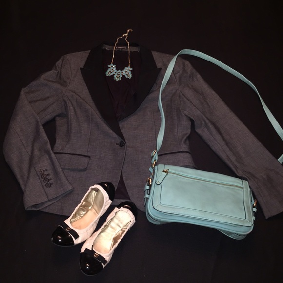 Express Gray Blazer