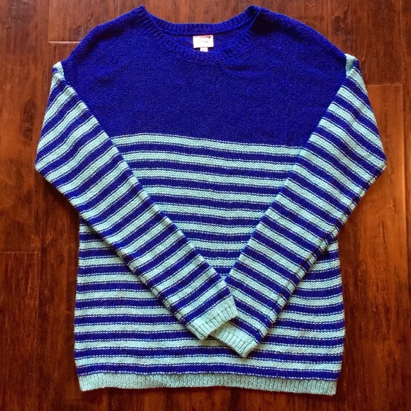 Blue Striped Sweater