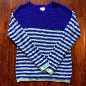 Blue Striped Sweater