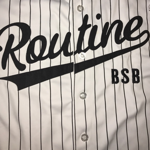 Routine Baseball Pinstripe Jersey Open to offers! - Picture 4 of 4