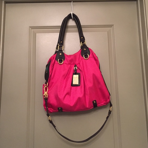 Hot pink hobo