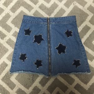 🌟star🌟 jean skirt
