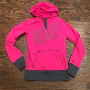 Hot Pink Nike Therma-Fit Running Hoodie 💖 | (XS)