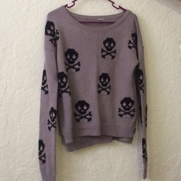 Charlotte Russe Skull Sweater