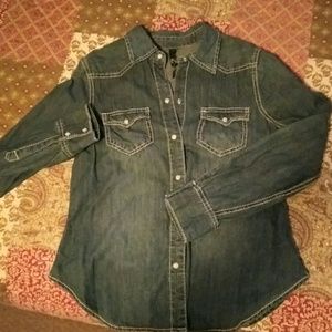 Seven for all mankind denim shirt