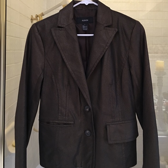 Beautiful soft leather ALFANI BLAZER