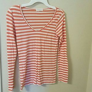 Forever 21 Striped Long Sleeve Shirt
