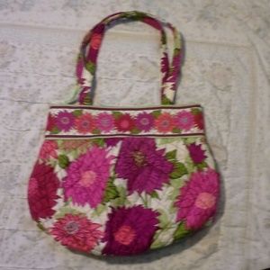 Vera Bradley pink and green purse