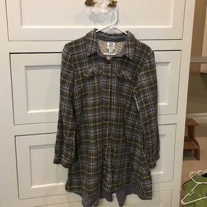 Ivy Jane flannel shirt with lace