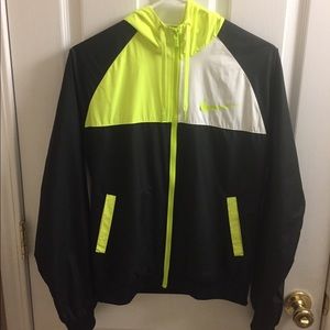 Neon Yellow Nike Windbreaker