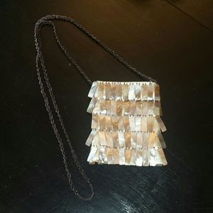 Mini Shoulder Bag made of Seashells!