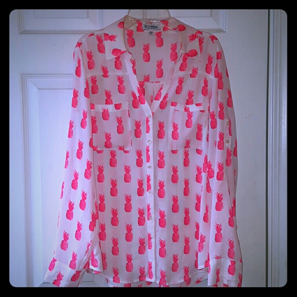 Express portofino pineapple shirt