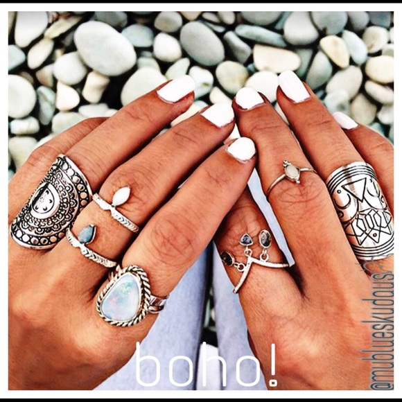Boho Ring Set!! - Picture 2 of 3