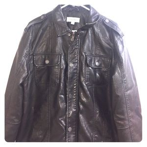 Calvin Klein Faux Leather Jacket