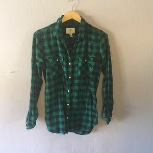 Green flannel