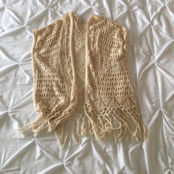Cream laced cardigan - Picture 1 of 1