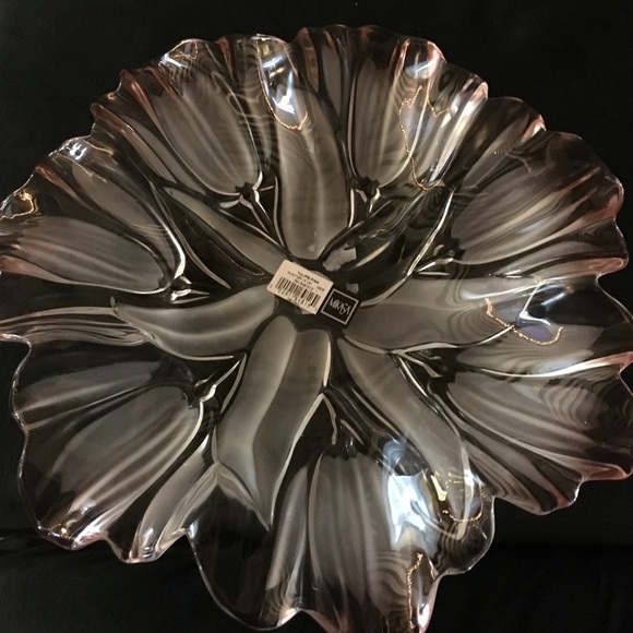 Mikasa Tulips Pink Platter 13 1/4 inch