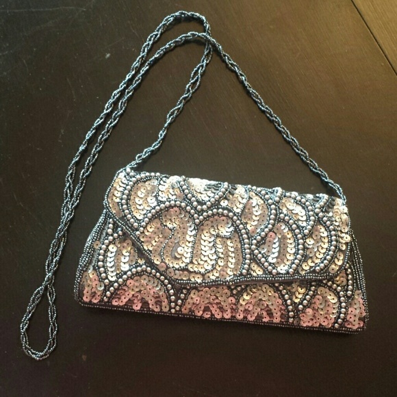 Art Deco Sequin shoulder bag