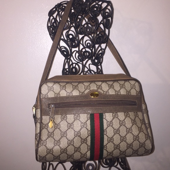 Authentic Vintage Gucci Monogram Coated Canvas