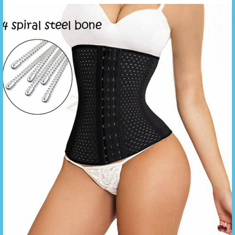 4 SPIRAL STEEL BONING WAIST TRAINER SHAPE..Fast results - Picture 7 of 7