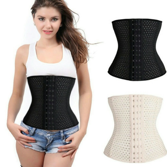4 SPIRAL STEEL BONING WAIST TRAINER SHAPE..Fast results - Picture 2 of 7