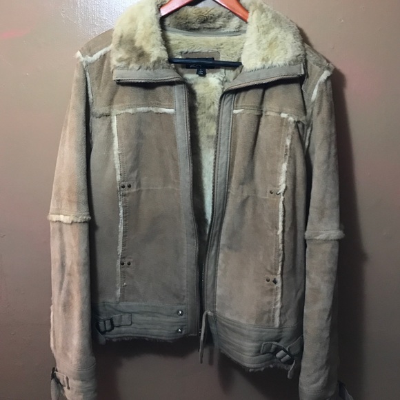 Suede coat