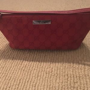 Red Gucci clutch