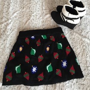 Ugly sweater skirt