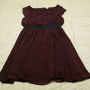 Xhilaration Burgandy Dress
