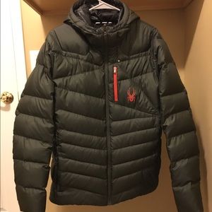 Men's Spyder down winter ski/snowboard jacket