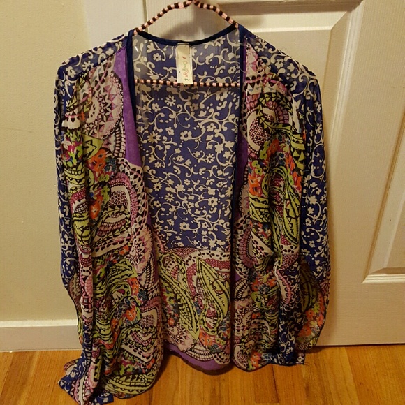 Purple kimono