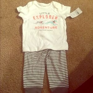 Carters 9 month outfit set