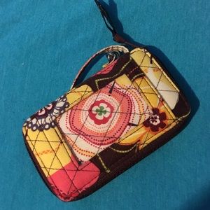 Vera bradley wallet with phone pocket