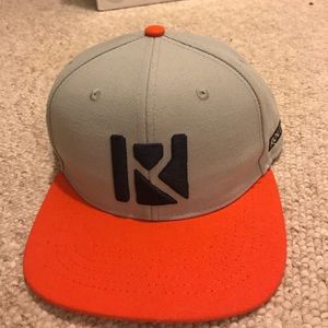 Routine Baseball SnapBack Grey & Orange.