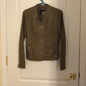 Faux Leather Jacket