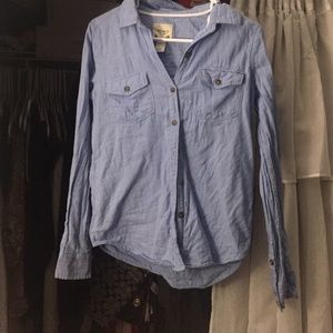 Button down denim shirt
