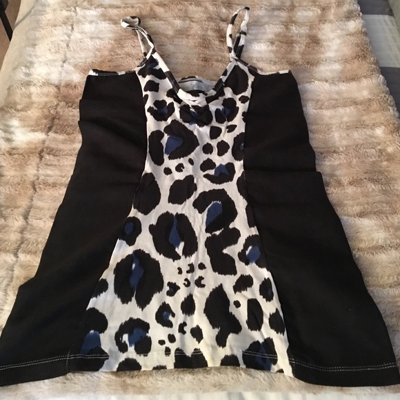 Kardashian Kollection suede side tank