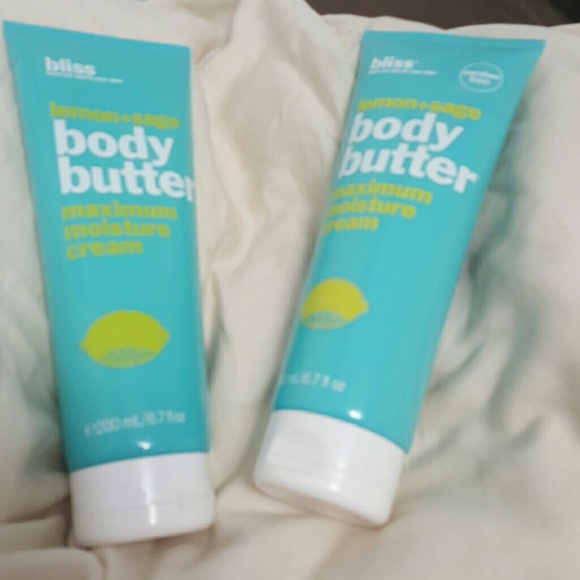 Two sealed bliss lotions