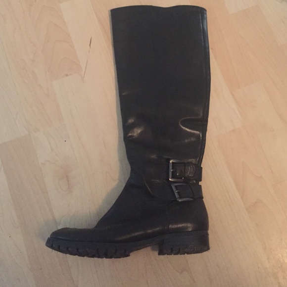 Black motorcycle/riding boots Enzo angiolini black