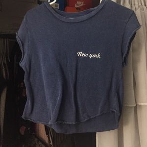 Brandy Melville short top "New York"