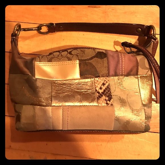 Authentic Coach Patchwork Handbag