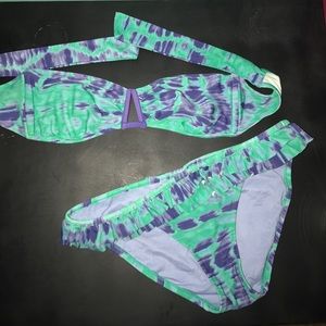 American Eagle Tie Dye Bikini