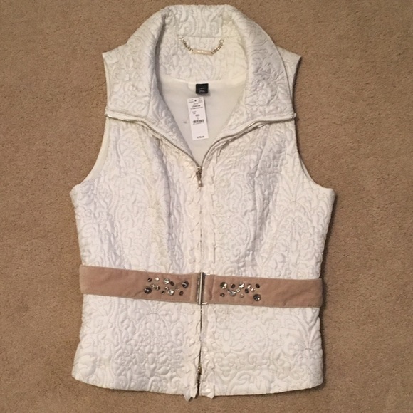 WHBM Vest With Belt