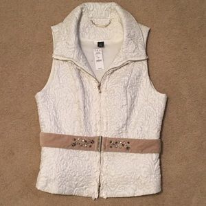 WHBM Vest With Belt