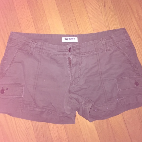Old navy size 8 green combat shorts