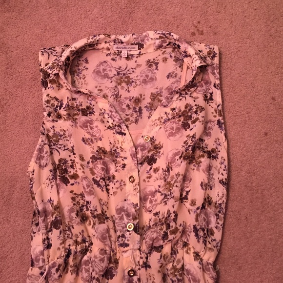 Skull and flower maxi dress!